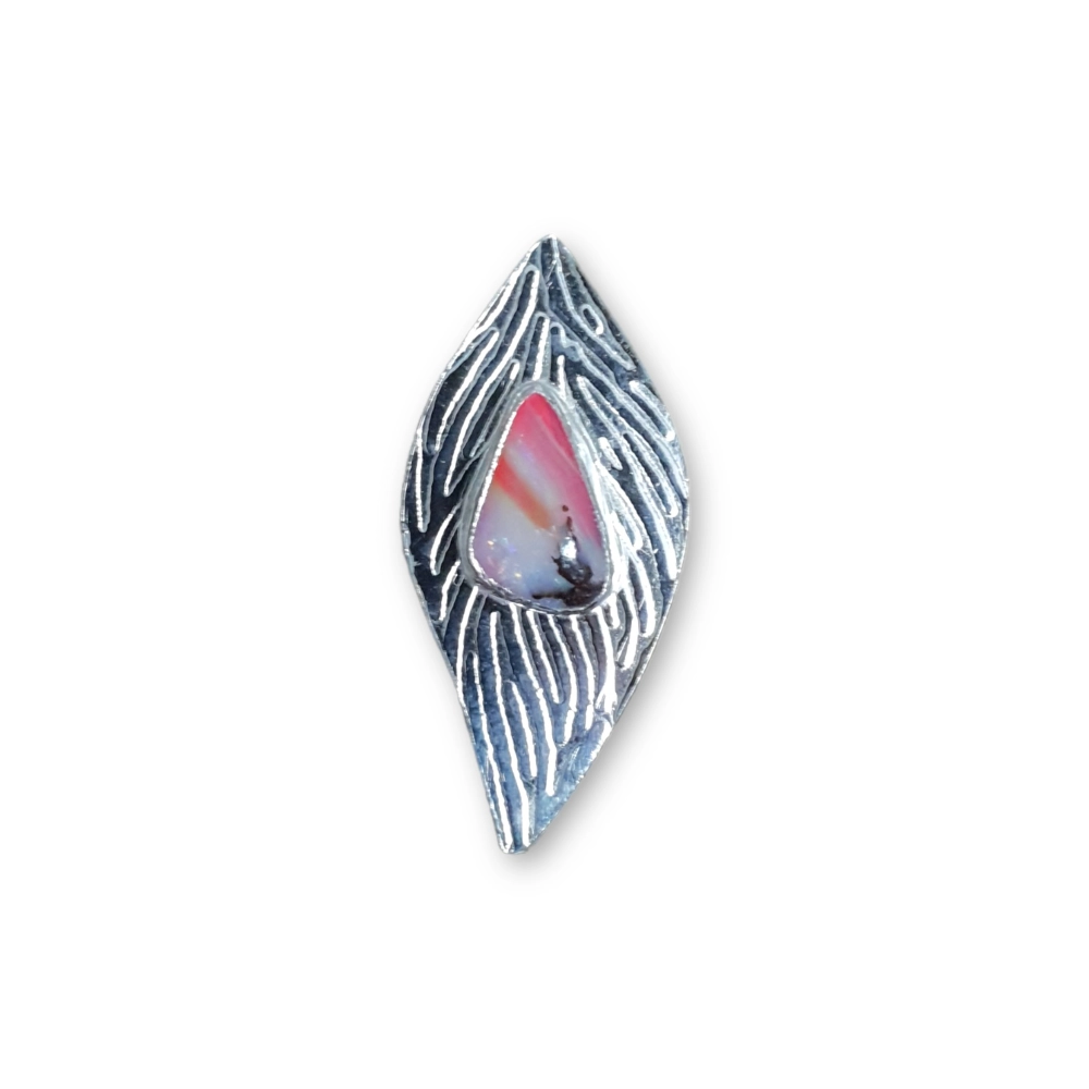 Pink Opal Doublet Pendant